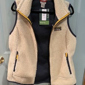 LL Bean. ladies mountain fleece vest